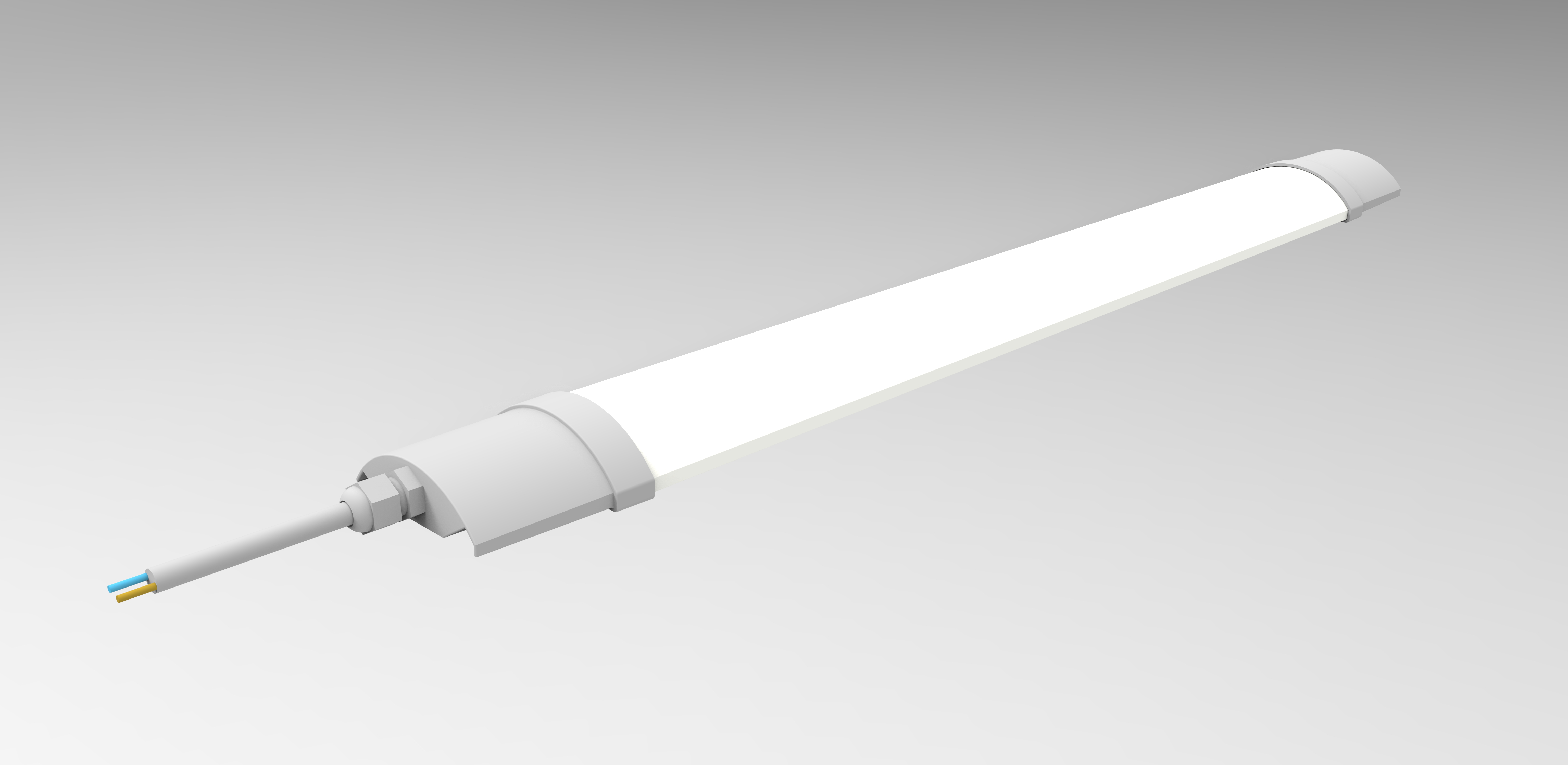 Luminaria LED impermeable lineal de 18W IP65 868